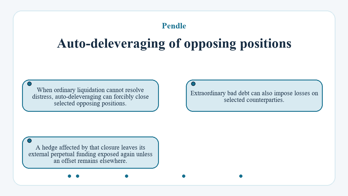 Visual outline: Pendle - Auto-deleveraging of opposing positions